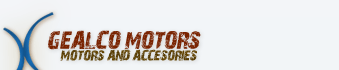 Gealco Motors. Motors and accesories.